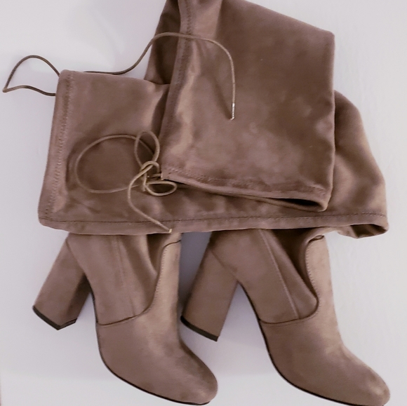Tan Suede Thigh High - NWOT - Picture 10 of 15